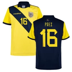 Paez #16 Ecuador Voetbalshirt Copa America 2024 Thuistenue Heren